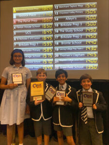 Devonshire House Prep School Top The Board At National Quiz Competition 