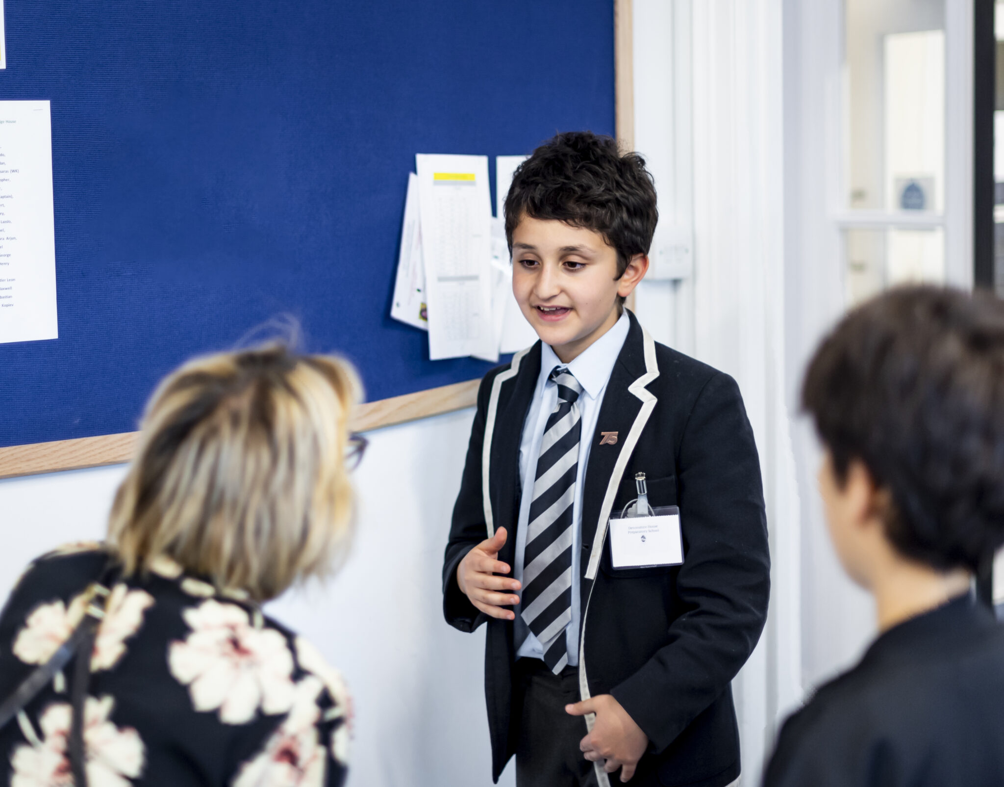 Devonshire House Open Morning's Tours being conducted by students from Year 6 to Year 8